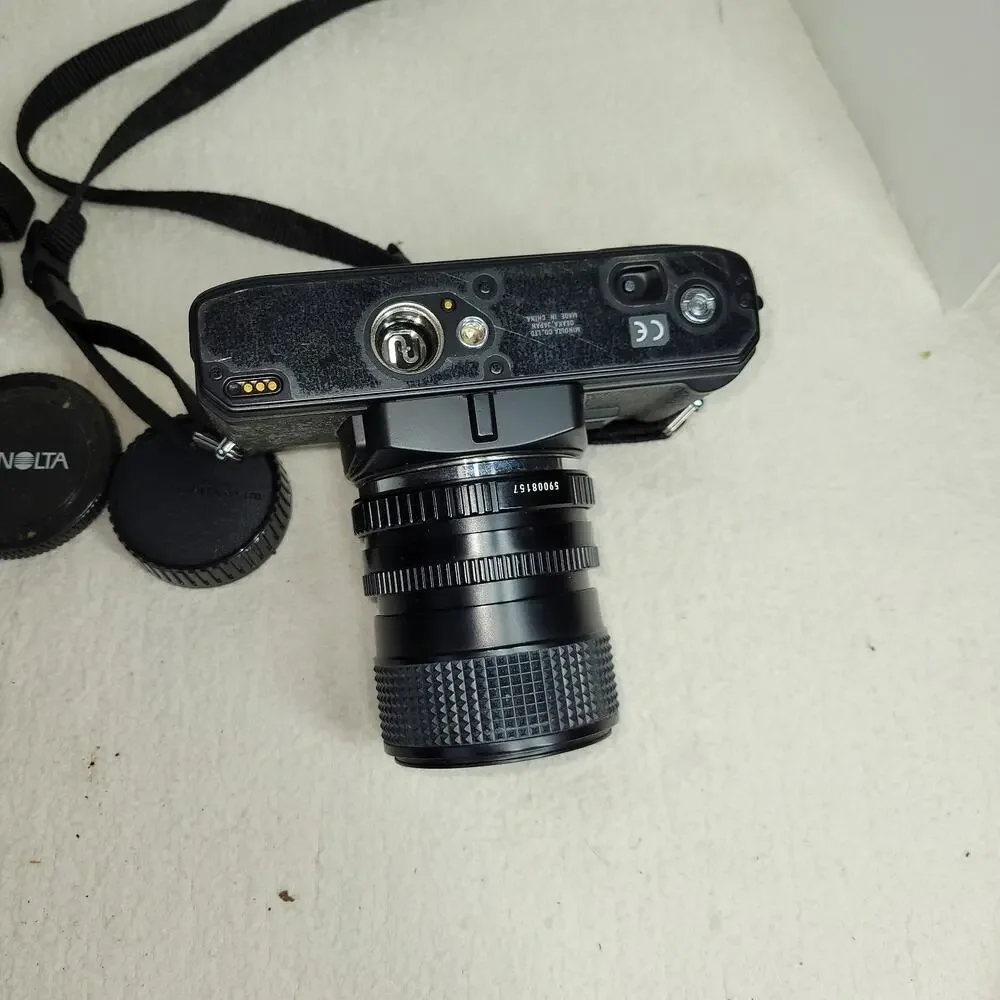 Vtg Minolta Camera Lot 28 - 70 mm 1:35 - 48 Japan 55mm X-370s Photography X-9